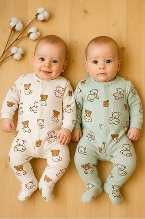 بعد از زایمان خاکی بچه گانه پنبه ای ENİA BABY - کد 891851140