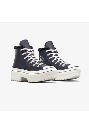 بوت / نیم بوت سرمه ای زنانه پاشنه تخت Converse - کد 929302661