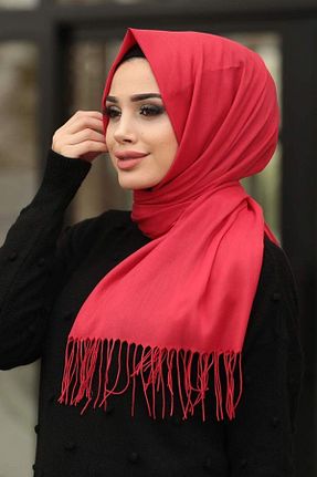شال قرمز زنانه پلی استر Neva Style - کد 155906088