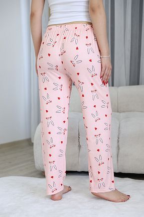 پائین تنه راحتی صورتی زنانه پنبه - پلی استر - الاستین Arvin Pijama - کد 940841799