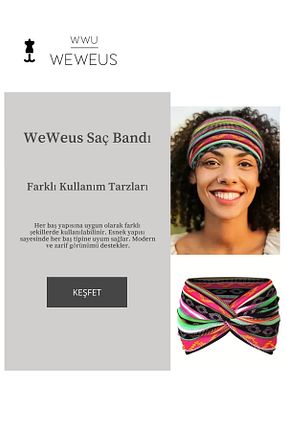 تاج رنگی زنانه Weweus - کد 940890800