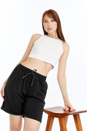 شلوارک و برمودا مشکی زنانه اورسایز KRAVEN - کد 940859861