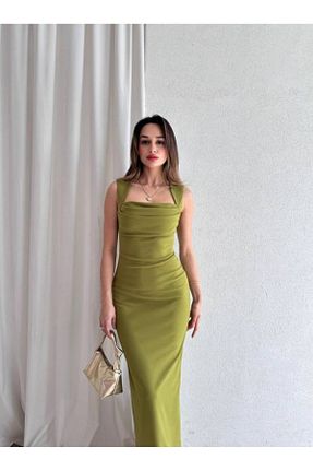 لباس خاکی زنانه بافتنی amcacom - کد 940902657