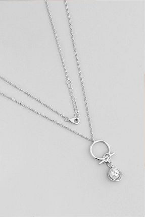 گردنبند نقره سفید زنانه 925 عیار So Chic - کد 940915931