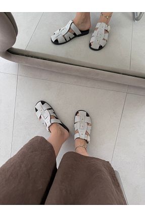 دمپائی طوسی زنانه چرم مصنوعی Gilla Shoes and Bag - کد 940930848