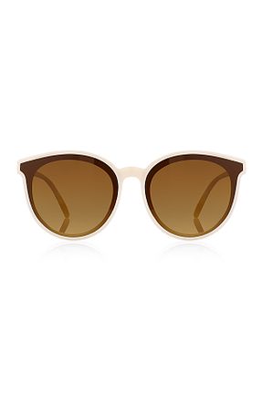 عینک آفتابی بژ زنانه UV400 Marco Kinary - کد 790913439