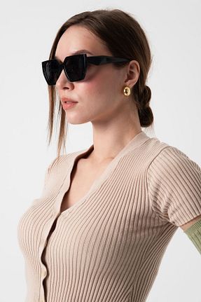 عینک آفتابی مشکی زنانه 53 Aqua Di Polo 1987 - کد 925287281