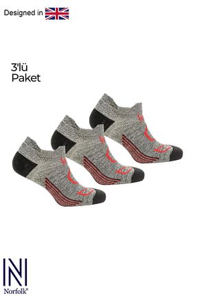 جوراب اسپرت طوسی زنانه پشم Norfolk - کد 940905437