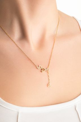 گردنبند نقره زرد زنانه 925 عیار So Chic - کد 808060226