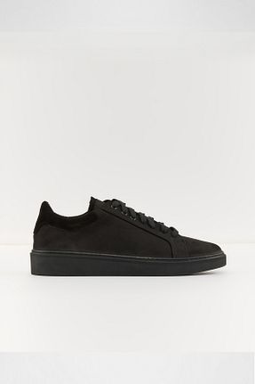 کفش اسنیکر مشکی مردانه چرم اصل Aldo - کد 848613662