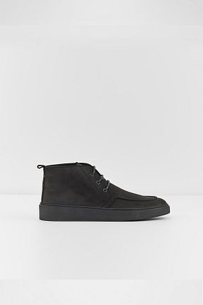 کفش اسنیکر مشکی مردانه چرم اصل Aldo - کد 857376972