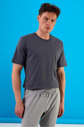 تیشرت طوسی مردانه یقه دوچرخه VENA - کد 830667115