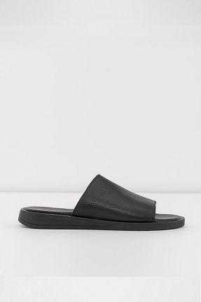 دمپائی مشکی زنانه چرم خالص Aldo - کد 817831673