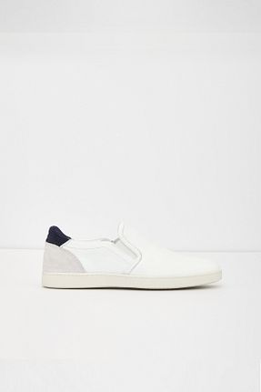 کفش اسنیکر سفید مردانه چرم اصل Aldo - کد 821078140