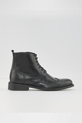 بوت / نیم بوت مشکی مردانه چرم خالص Aldo - کد 858176675