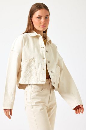 کت سفید زنانه Comfort VENA - کد 829294763
