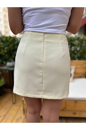 دامن زرد زنانه پارچه nidistore - کد 926959758