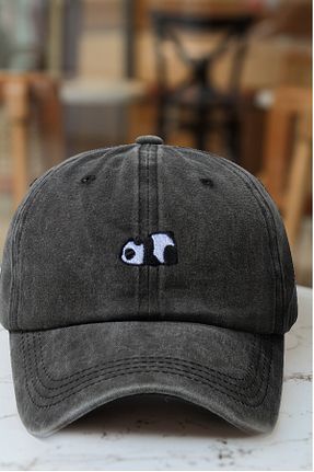 کلاه مشکی زنانه پنبه ای CAP BROS - کد 933682846