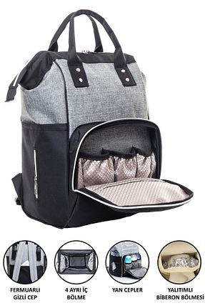 کیف مراقبت از کودک مشکی RUBBAG - کد 69232283