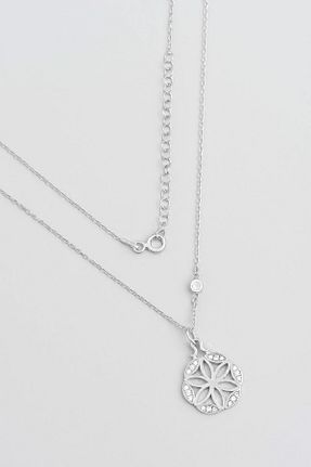 گردنبند نقره سفید زنانه 925 عیار So Chic - کد 221269507