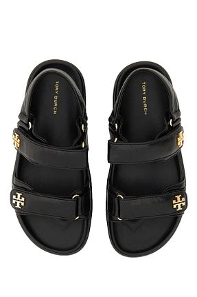 صندل مشکی زنانه پاشنه تخت Tory Burch - کد 860099402