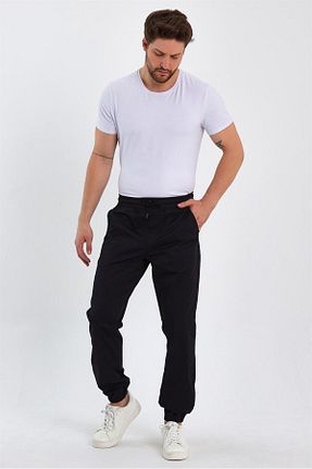 شلوار مشکی مردانه پنبه - الاستین VENA - کد 730976225