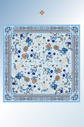 روسری رنگی چاپی JAWEL - کد 936191932