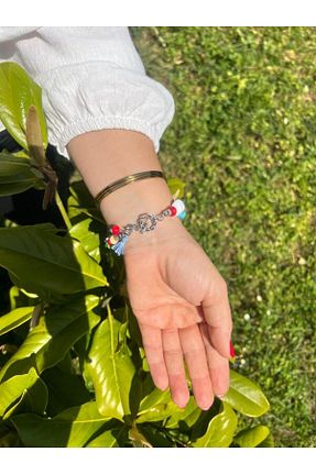 دستبند جواهر رنگی زنانه سنگ طبیعی Butik - کد 941013513