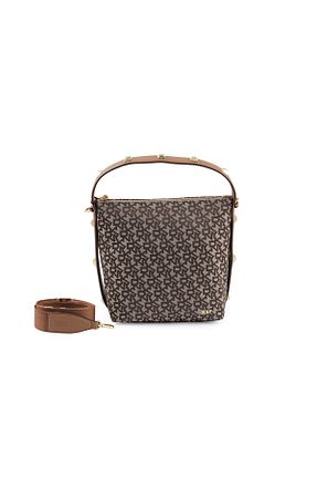 کیف دوشی بژ زنانه چرم مصنوعی Dkny - کد 851347349