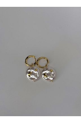 گوشواره استیل (فولاد) زرد زنانه استیل (فولاد) LEROSY CO - کد 938749698