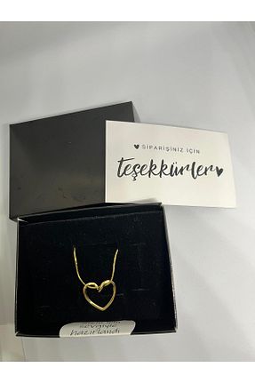 گردنبند استیل ( فولاد ) طلائی زنانه استیل (فولاد) NMW - کد 901893573