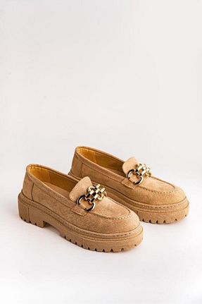 بابت بژ زنانه چرم مصنوعی AZTEKA - کد 675521458