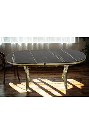 میز ناهار خوری مشکی ثابت ÜNALMIŞ - کد 877601393