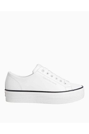 کفش اسنیکر سفید زنانه بند دار Calvin Klein - کد 882237413