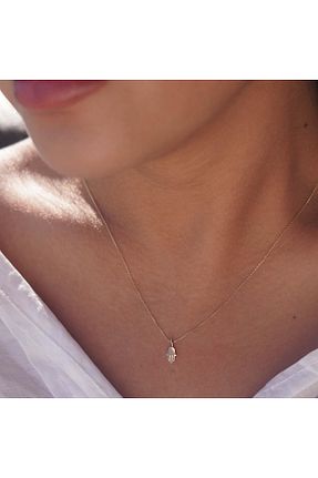 گردنبند طلا زرد زنانه 14 عیار İzgi Kuyumculuk - کد 889293093