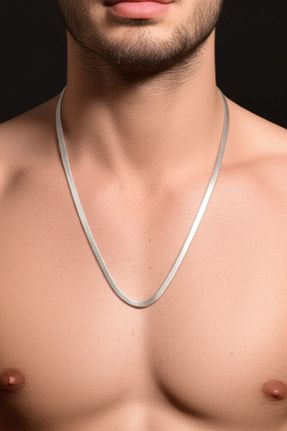 گردنبند استیل ( فولاد ) طوسی زنانه نقره mrmpro - کد 898412396