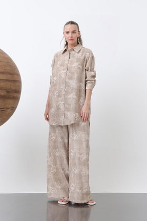 پیراهن بژ زنانه رگولار Puane - کد 927768492