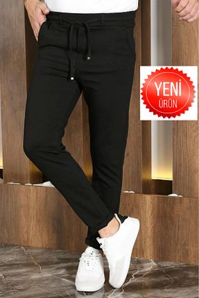 شلوار مشکی مردانه مخلوط پلی استر GEZEGENX - کد 929928760