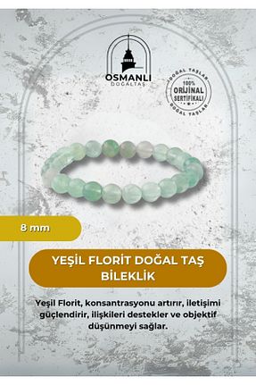 دستبند جواهر سبز زنانه سنگ طبیعی OSMANLI DOĞAL TAŞ - کد 674420625