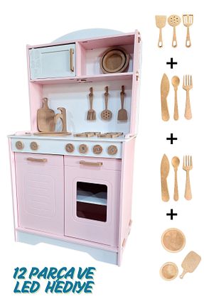 اسباب بازی چوبی صورتی 1+ hedefixtoys - کد 939410494