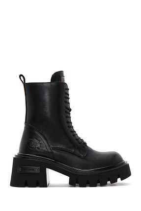 بوت / نیم بوت مشکی زنانه چرم خالص Harley Davidson - کد 761580964
