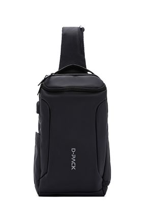 کیف پستچی مشکی مردانه پارچه ای Derimod - کد 754408105