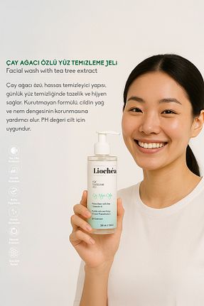 پاک کننده صورت همه انواع پوست LİOCHEA - کد 925995304