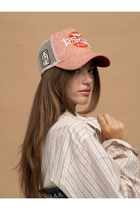 کلاه زرشکی زنانه پنبه ای Rust&Rich - کد 881055211