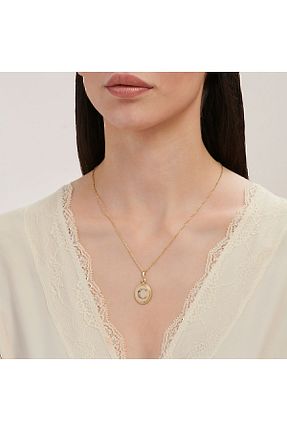 گردنبند طلا زرد زنانه 14 عیار Altınbaş - کد 795981197