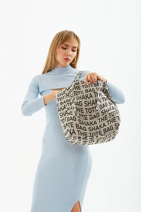 کیف دوشی بژ زنانه پارچه ای Shaka - کد 446921925