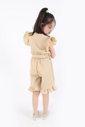 سرهمی بژ بچه گانه آستین هلالی aden kids - کد 928220941
