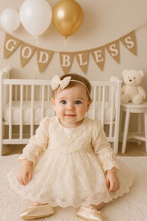 ست نوزادی بژ بچه گانه پنبه ای Cherub Baby - کد 799554681