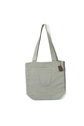 کیف دوشی طوسی زنانه پارچه ای BYBAGS - کد 470226286