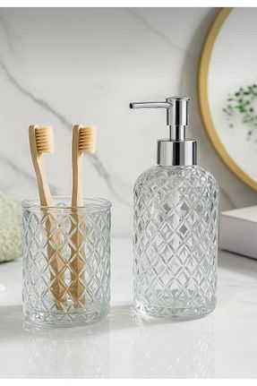 جا صابونی سفید شیشه ALİNA HOME - کد 939302678